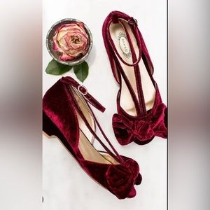 JoyFolie Lucia Heel Burgundy